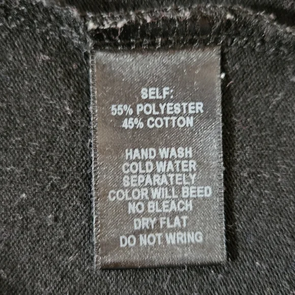 Lulus sz M Black zip to my lou hi low back goldtone zip sweater top - Picture 6 of 7